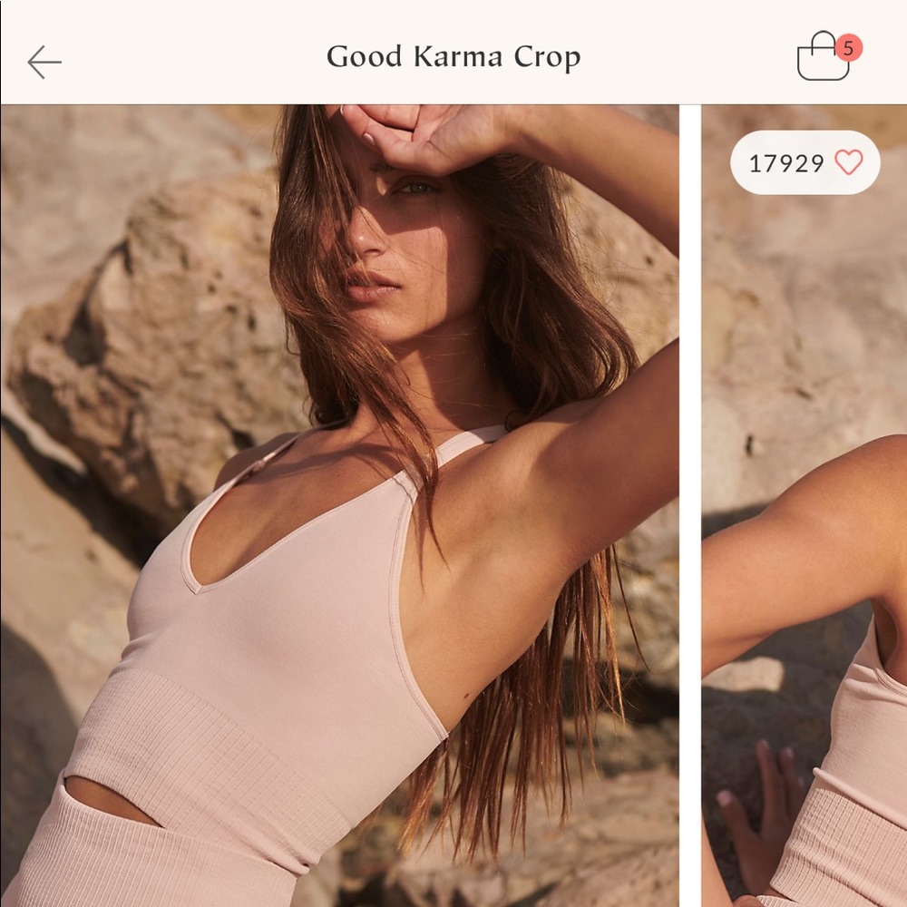 NWT Good Karma Crop Free People